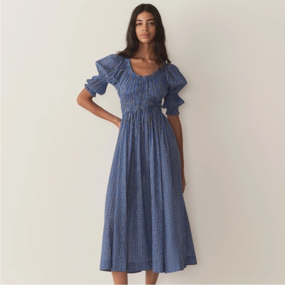 Doen ISCHIA DRESS -- CASSIS CHECK